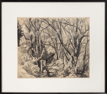 Alexander Oscar Levy (American, 1881-1947) Landscape