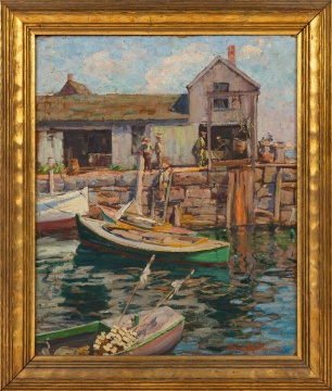 Claire Shuttleworth (American, 1867-1930) The Fish Wharf