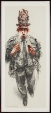 Harvey Breverman (American, 1934-2024) "Study for 'The Dubious Honor'"
