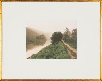 John Pfahl (American, 1939-2020) "River Wye Near Brockweir, England"
