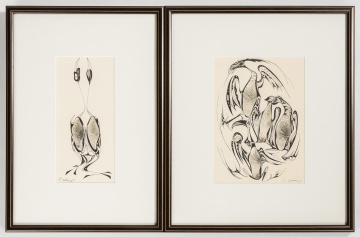 Fred Ladwig (American, Rochester, New York, 1912-1995) Stylized Birds