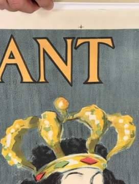 Leonetto Cappiello (Italian, 1875-1942) Veuve Amiot Champagne King Print