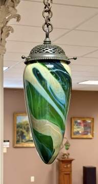Rare Tiffany Studios Stalactite Pendant Hanging Fixture