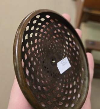 Tiffany Studios Lamp Heater Caps, Riser, & Wheel