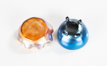 Two Tiffany Favrile Cabinet Pieces