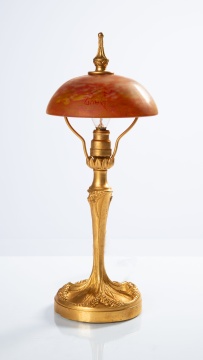 Boudoir Lamp, Attributed to Louis Majorelle & Daum Nancy