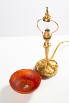 Boudoir Lamp, Attributed to Louis Majorelle & Daum Nancy
