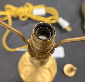 Boudoir Lamp, Attributed to Louis Majorelle & Daum Nancy