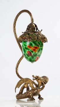 Bronze Dragon Desk Lamp
