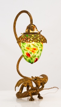 Bronze Dragon Desk Lamp