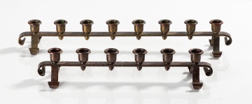 Roycroft Eight-Light & Six-Light Candleholders, Model 438