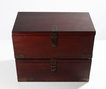 Pair of Roycroft Goodie Boxes