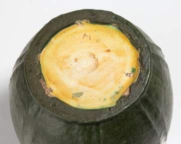 Grueby Tooled-Leaf Matte Green Vase
