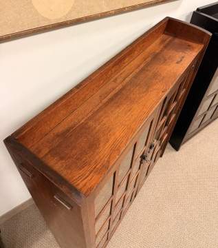 Gustav Stickley, A Twelve-Light Two-Door Oak Bookcase, Model No. 717