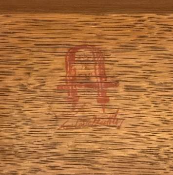 Gustav Stickley, A Two-Door Oak China Cabinet, Model No. 815