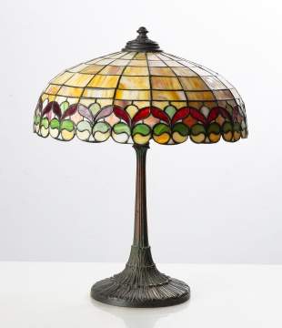 Wilkinson Leaded Glass 'Ribbon' Table Lamp