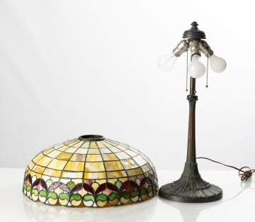 Wilkinson Leaded Glass 'Ribbon' Table Lamp