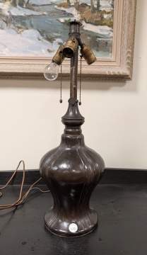 Bradley & Hubbard Arts & Crafts Copper and Mica Table Lamp