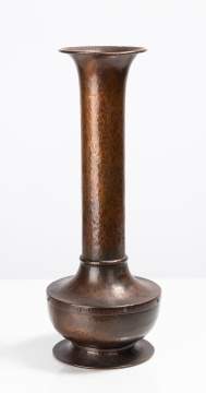 Victor Toothaker for Roycroft Hand-Hammered Copper 'American Beauty' Vase