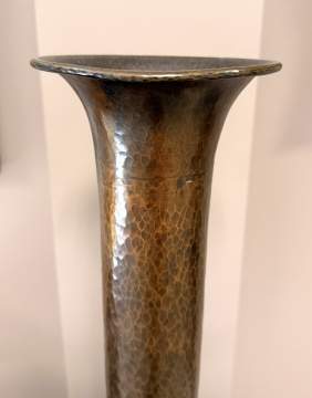 Victor Toothaker for Roycroft Hand-Hammered Copper 'American Beauty' Vase