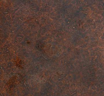 Gustav Stickley Hand-Hammered Copper Tray with Lobed Rim