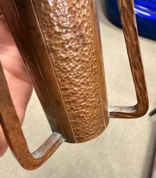 Karl Kipp for Tookay Shop Buttressed Three-Handled Vase