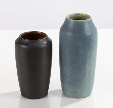 Walrath Pottery Two Matte-Glazed Vases