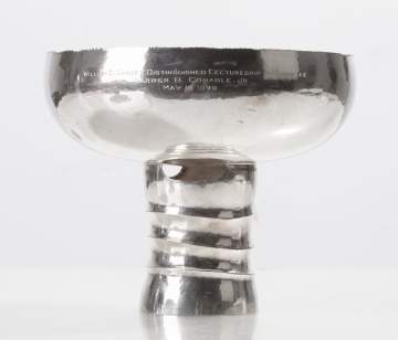 Hans Christensen Spiral-Stemmed Sterling Silver Compote