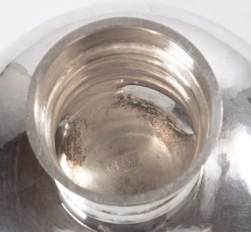 Hans Christensen Spiral-Stemmed Sterling Silver Compote