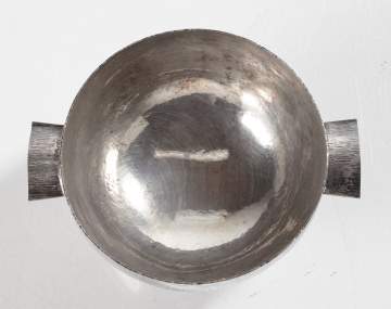 Hans Christensen Two-Handled Sterling Silver Compote
