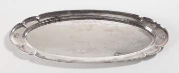 The Kalo Shop Sterling Silver Tray and Serving Spoon