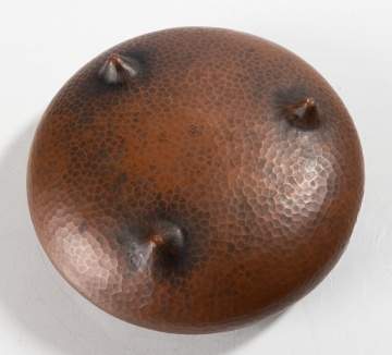 Roycroft Three-Footed Hammered Copper Jardiniere