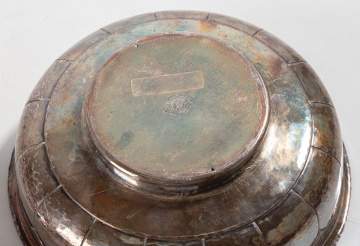Roycroft and Karl Kipp Two Silver Over Copper Bowls