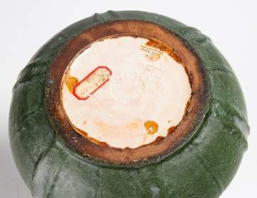 Ruth Erickson for Grueby Pottery Two-Color Oil Lamp Base
