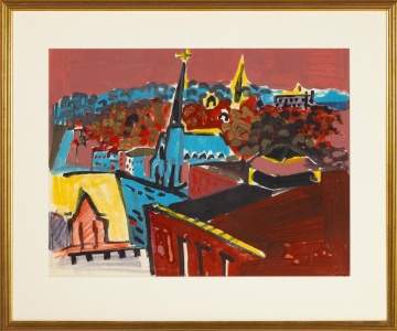 Frans Rudolf Wildenhain (1905-1980) Cityscape
