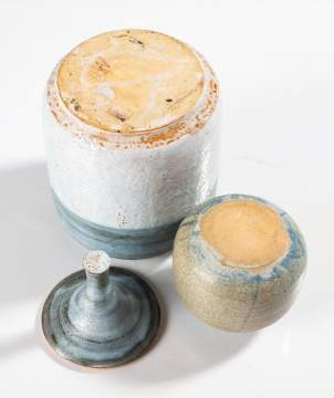Frans Rudolf Wildenhain Covered Jar and Weed Pot