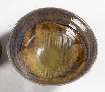 Nancy Jurs Covered Vessel and Bowl