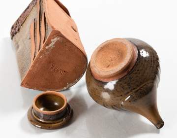 Hobart E. Cowles Teapot and Slab-Built Vessel