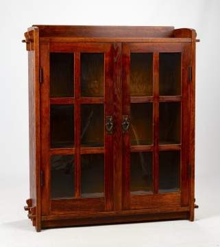 Gustav Stickley, A Rare Diminutive Two-Door Bookcase