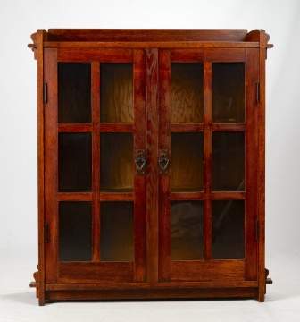 Gustav Stickley, A Rare Diminutive Two-Door Bookcase