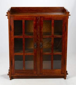 Gustav Stickley, A Rare Diminutive Two-Door Bookcase