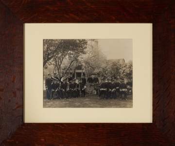 The Roycroft Concert Band, Gelatin Silver Print, in a Roycroft Frame