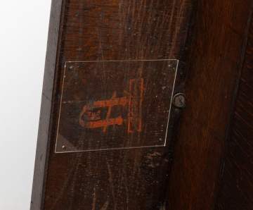Gustav Stickley, A Rare Trestle Library Table, Model No. 3403