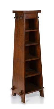 Roycroft, A Magazine Pedestal, Model No. 080