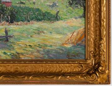 George Herdle (American, 1868-1922) Front-Door Garden