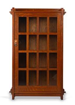 L. & J.G. Stickley, A Single Door Bookcase, Probably Model No. 641