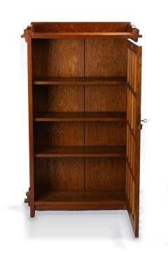 L. & J.G. Stickley, A Single Door Bookcase, Probably Model No. 641