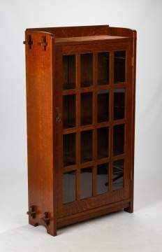 L. & J.G. Stickley, A Single Door Bookcase, Probably Model No. 641