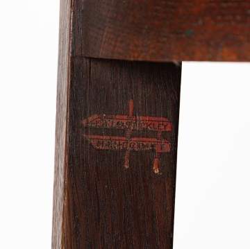 L. & J.G. Stickley, A Copper-Top Drink Stand, Model No. 22