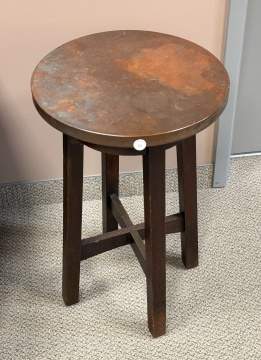 L. & J.G. Stickley, A Copper-Top Drink Stand, Model No. 22
